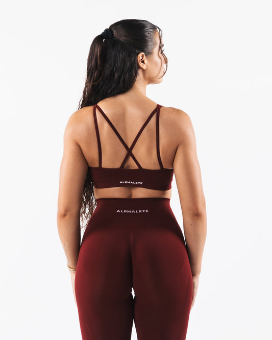 Amplify Excel Bra - New Burgundy