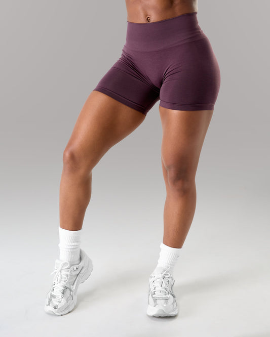 Amplify Mid Rise Short - Black Garnet