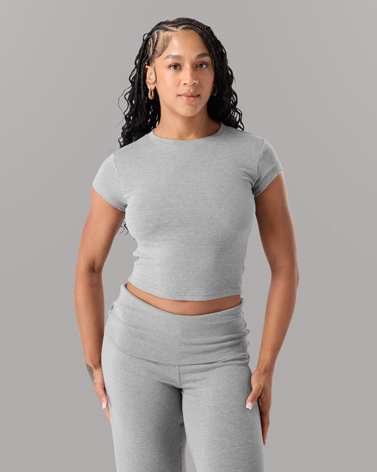 Cloud Tee - Heather Grey