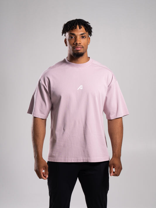 Stone Wash Alpha Tee - Rosewood