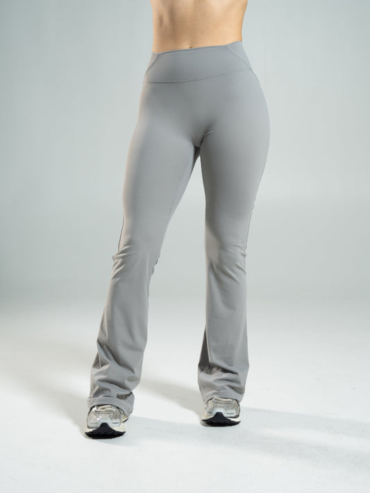 Aura Ultra-High Rise Flared Pant Long - Nickel
