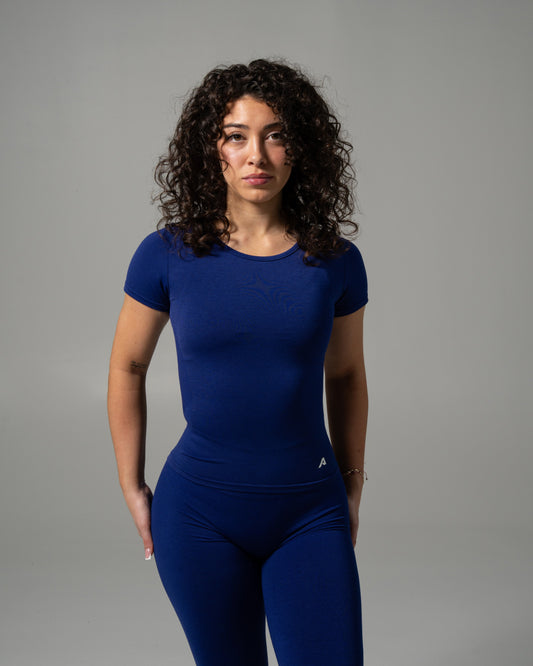 Glass Tee - Indigo
