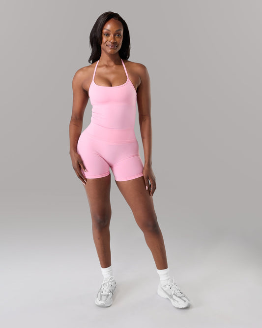 Halter Push Tank - Rose