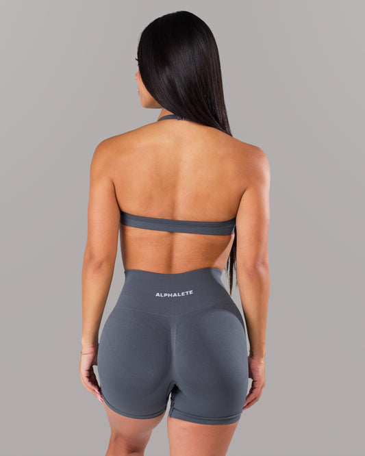 Amplify Minimal Bra - Dusty Navy
