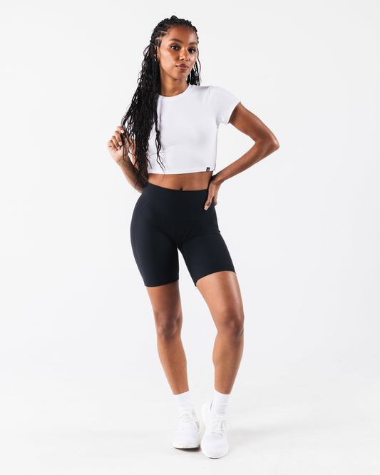 OT Crop Tee - White