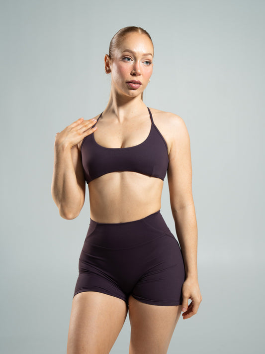 Axis Bra - Black Garnet