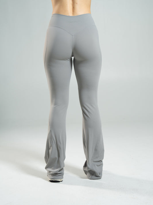 Aura Ultra-High Rise Flared Pant Long - Nickel