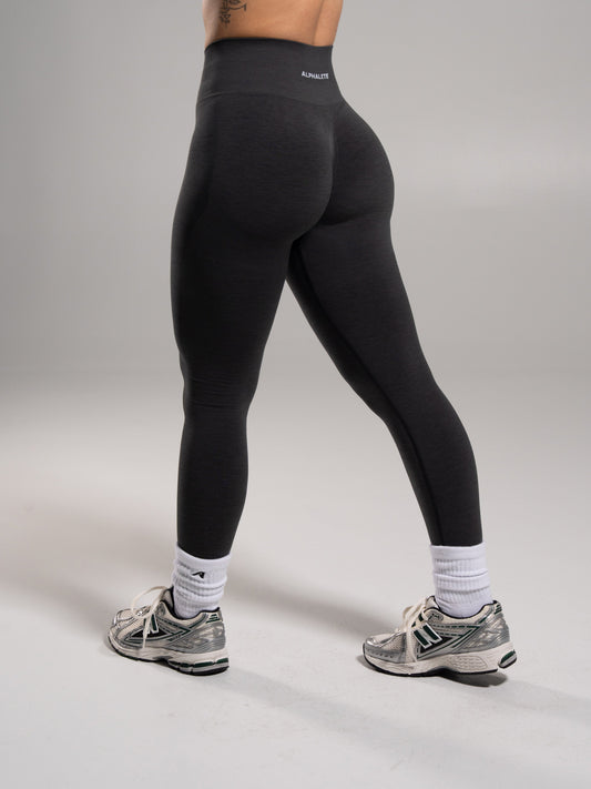 Pump High Rise Legging - Dark Heather Grey
